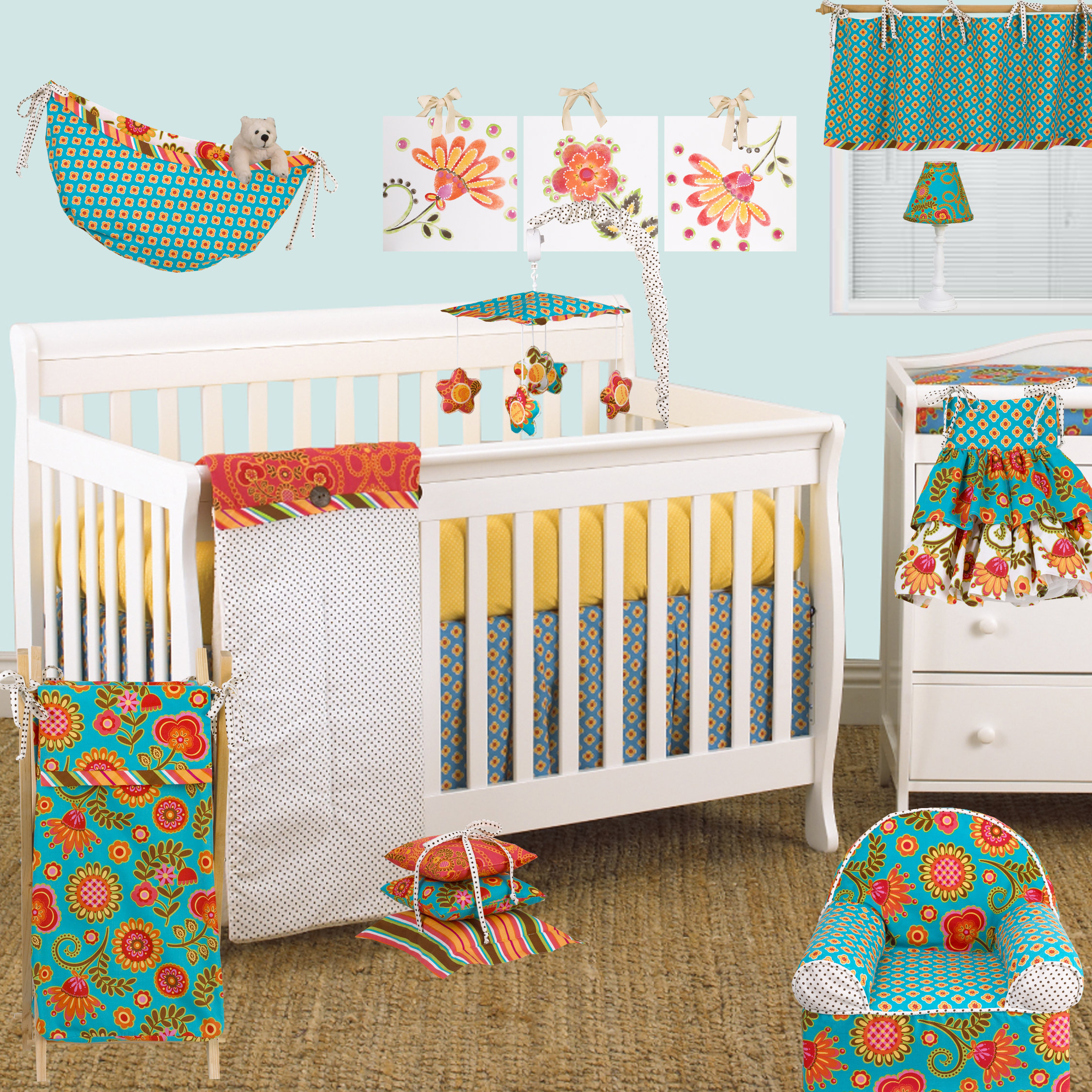 Harriet Bee Royston 9 Piece Crib Bedding Set Reviews Wayfair